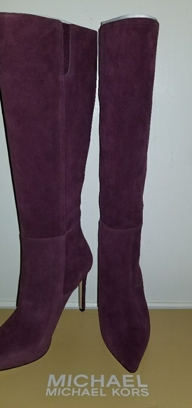 Michele Kors knee high stiletto boots - Picture 5 of 8